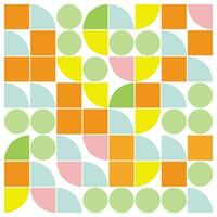 naadloos patroon met kleurrijk cirkels Aan een wit achtergrond. vector illustratie.