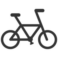 fiets icoon. milieuvriendelijk vervoer. vector illustratie.