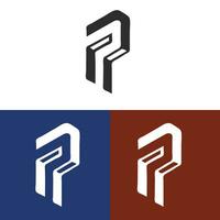 p brief logo. p icoon logo. vector