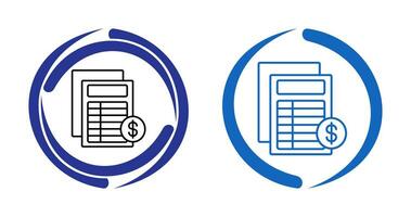 factuur vector pictogram