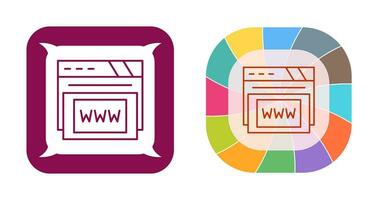 www vector pictogram