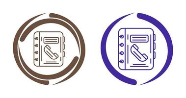 telefoonboek vector pictogram