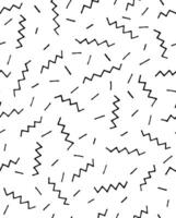 naadloos patroon met zwart en wit lijnen vector