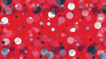 abstract polka punt achtergrond in rood en wit combinatie kleur. vector