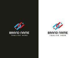 brief logo ontwerp vector