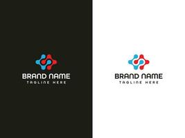 brief logo ontwerp vector