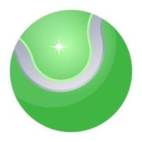 tennisbal en sport vector