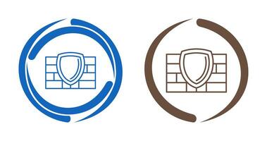 firewall vector pictogram