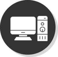 bureaublad computer vector icoon ontwerp