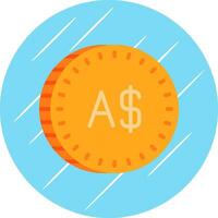 Australisch dollar vector icoon ontwerp