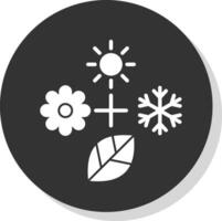 seizoenen vector icoon ontwerp