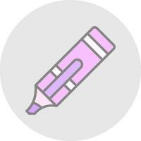 markeerstift vector icoon ontwerp