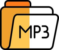 mp3 vector icoon ontwerp