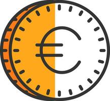 euro vector icoon ontwerp