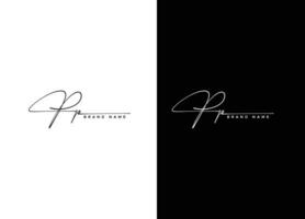 pp brief logo ontwerp en bedrijf logo vrij vector vrij vector