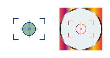 uniek focus horizontaal vector icoon