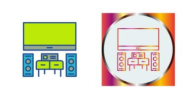 thuisbioscoop vector pictogram