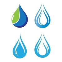 waterdruppel logo afbeeldingen vector