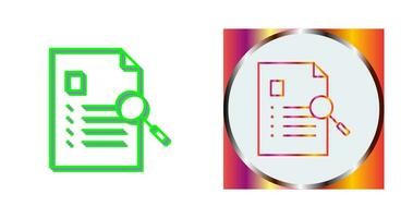 uniek geval studie vector icoon