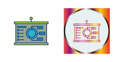 presentatie vector pictogram