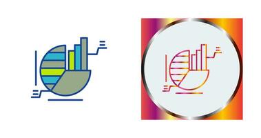 cirkeldiagram vector pictogram