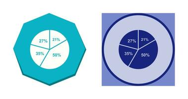 cirkeldiagram vector pictogram