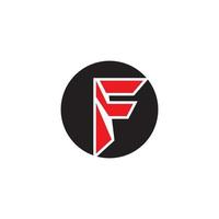 f letterpictogram vector