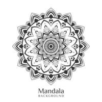 elegant creatief mandala in schets ontwerp vector