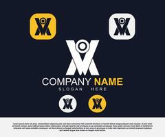 vector zakelijke creatief minimalistische bedrijf logo ontwerp