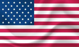 Verenigde Staten van Amerika vlag illustratie. Verenigde Staten van Amerika vlag. vlag van Verenigde Staten van Amerika. officieel kleuren en proportie correct. vector achtergrond. symbool, icoon.