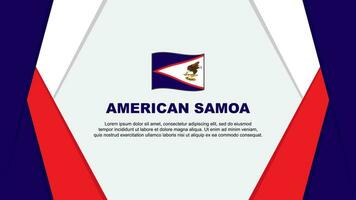 Amerikaans Samoa vlag abstract achtergrond ontwerp sjabloon. Amerikaans Samoa onafhankelijkheid dag banier tekenfilm vector illustratie. Amerikaans Samoa achtergrond