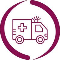 ambulance vector pictogram