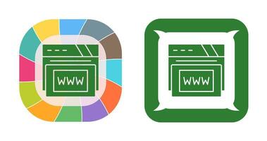 www vector pictogram