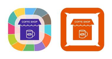 koffie winkel vector icoon