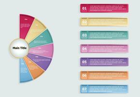 modern infographic sjabloon ontwerp vector voor web ontwerp, ui appjes, bedrijf presentatie, workflow lay-out, diagram, jaar- rapport.