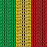 nationaal vlag gevlochten touw vector