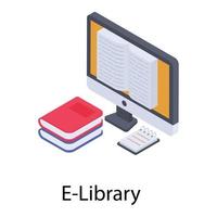 online bibliotheeksoftware vector