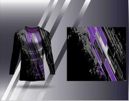 sport- Jersey en t-shirt sjabloon sport- ontwerp voor Amerikaans voetbal racing gaming Jersey vector