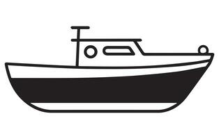 boot icoon vector ,reis ontwerp icoon concepten, creatief ontwerp