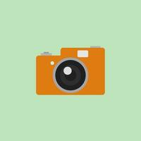 vintage camera plat ontwerp vectorillustratie vector