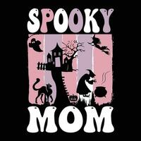 halloween t-shirt ontwerp ,spookachtig t-shirt ontwerp vector