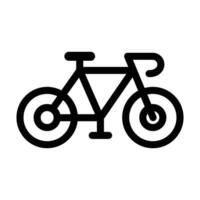 fiets vector glyph icoon voor persoonlijk en reclame gebruiken.