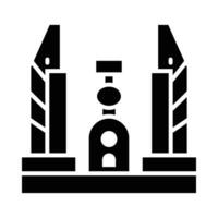 democratie monument vector glyph icoon voor persoonlijk en reclame gebruiken.