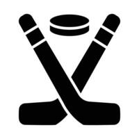 ijs hockey vector glyph icoon voor persoonlijk en reclame gebruiken.