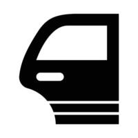 auto venster vector glyph icoon voor persoonlijk en reclame gebruiken.