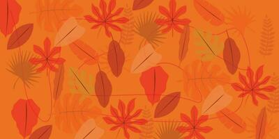 achtergrond ontwerp met herfst thema vector