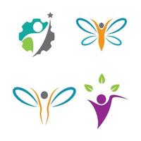 wellness logo afbeeldingen ontwerp vector