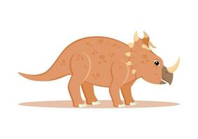 centrosaurus dinosaurus tekenfilm karakter vector illustratie