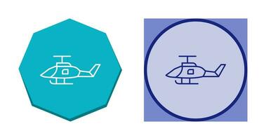 leger helikopter vector icoon