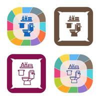 toilet vector pictogram